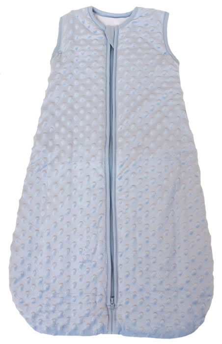 Minky Blue Winter Model Front Zipper