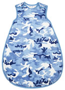 Minky Camo Blue