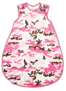 Minky Camo Pink
