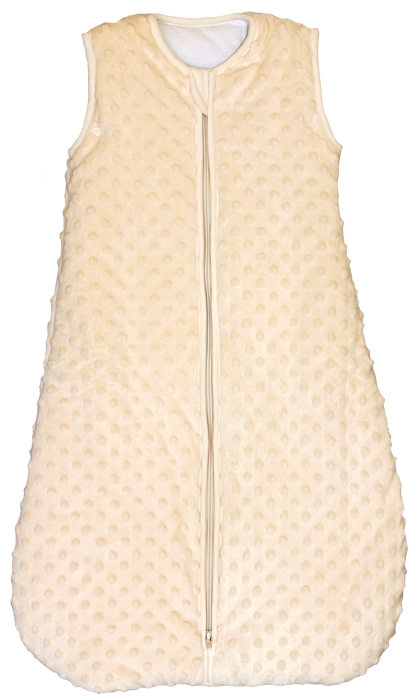 Minky Yellow Winter Model Front Zipper
